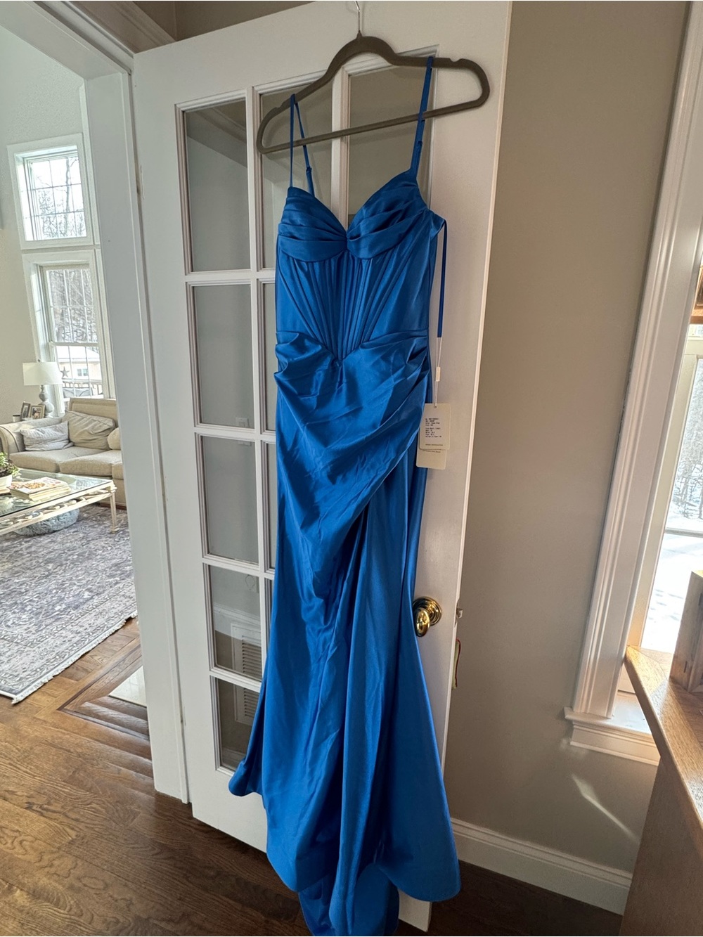 Stacees Elegant Royal Blue Prom Dress with Sweetheart Neckline